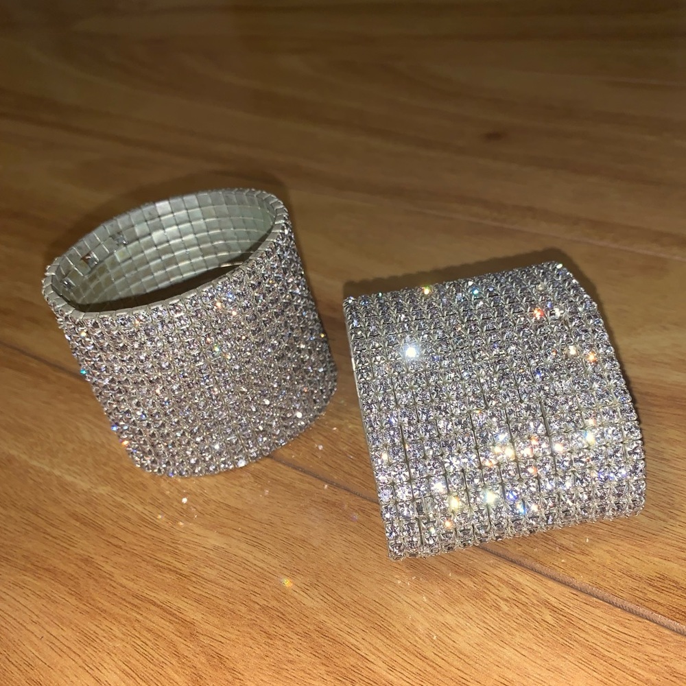 Sparkly cuffs